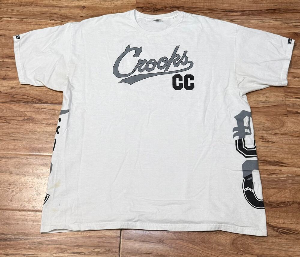 Crooks & Castles White Graphic Tee 2XL Streetwear